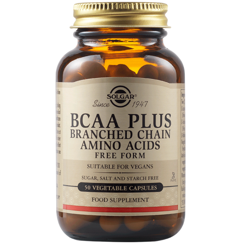 BCAA PLUS от Solgar - 50 vegetable capsules